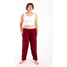 Pemilo Kadın 400-2 Büyük Beden Cepli Polar Alt