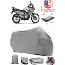 Honda Xl 650 Transalp Branda Gri Motosiket Brandası Motor Örtüsü Çadır Su Geçirmez Motosiklet Kılıfı Motor Brandası,lastikli,taşıma Torbalı