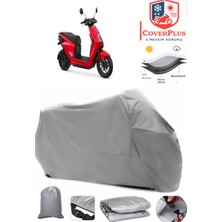 Honda Em1 E Branda Gri Motosiket Brandası Motor Örtüsü Çadır Su Geçirmez Motosiklet Kılıfı Motor Brandası,lastikli,taşıma Torbalı