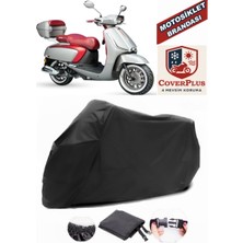 Arora Mojito Pro S Branda Siyah Motosiket Brandası Motor Örtüsü Çadır Su Geçirmez Motosiklet Kılıfı Motor Brandası,lastikli,taşıma Torbalı
