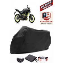 Yamaha  Mt-07 Moto Cage Branda Siyah Motosiket Brandası Motor Örtüsü Çadır Su Geçirmez Motosiklet Kılıfı Motor Brandası,lastikli,taşıma Torbalı