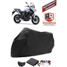 Kawasaki Kle 650 Versys Branda Siyah Motosiket Brandası Motor Örtüsü Çadır Su Geçirmez Motosiklet Kılıfı Motor Brandası,lastikli,taşıma Torbalı