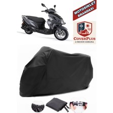 Arora Crv 125 Branda Siyah Motosiket Brandası Motor Örtüsü Çadır Su Geçirmez Motosiklet Kılıfı Motor Brandası,lastikli,taşıma Torbalı