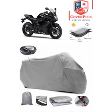 Yamaha  Xj 600 S Branda Gri Arka Çanta Uyumlu(Topcase) Motosiket Brandası Motor Örtüsü Çadır Su Geçirmez Motosiklet Kılıfı Motor Brandası,lastikli,taşıma Torbalı