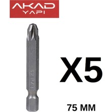 Bits Uç Yıldız Pz3*75 mm 5 Adet