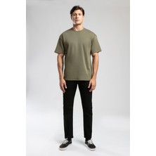 Meriso Erkek O Yaka T-Shirt Yeşil