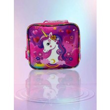 Relaxion Simli Unicorn Desenli Thermal Beslenme Çantası 3323