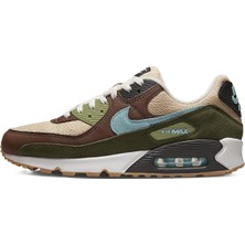 Nike Air Max 90  Leather Sneaker Green Hakiki Deri Unisex Günlük Spor Ayakkabı Yeşil