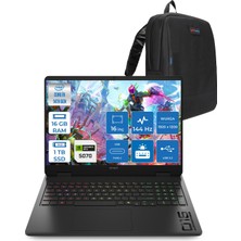 Hp Omen 16-AM0031NT Intel Core I9 14900HX 16GB Ddr5 1tb SSD RTX5070 8gb Gddr7 Freedos 16 Inç Wuxga (1920X1200) 144Hz 300NITS IPS Taşınabilir Bilgisayar C39J4EAF02 + Zetta Çanta