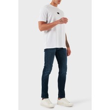 Emporio Armani Streç Pamuklu Slim Fit Normal Bel Dar Paça Jeans Erkek Kot Pantolon EM000121 AF14120 MB002