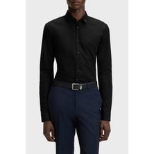 Hugo Streç Pamuklu Ekstra Slim Fit Klasik Yaka Gömlek Erkek Gömlek 50475678 001