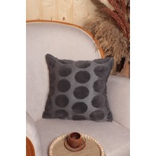 Luna | Welsoft Jakarlı Dekoratif Kırlent Kılıfı 43X43 cm - Ztluna0