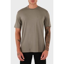 Emporio Armani Logolu Regular Fit Bisiklet Yaka T Shirt Erkek T Shirt EM002996 AF13721 U6189
