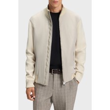 Boss Logolu Regular Fit Dik Yaka Yumuşak Dokulu Ceket Erkek Ceket 50543135 131