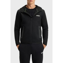 Boss Streç Logolu Regular Fit Kapüşonlu Sweat Erkek Sweat 50542948 001