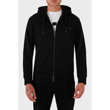 Armani Exchange Logo Baskılı Streç Pamuklu Regular Fit Kapüşonlu Sweat Erkek Sweat XM001293 AF20934 UC001