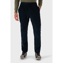 Tommy Jeans Pamuklu Slim Fit Normal Bel Düz Paça Kadife Pantolon Erkek Pantolon DM0DM21997 C1G