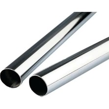 Karapolat Gardırop Askı Borusu Yuvarlak Krom 3 mt