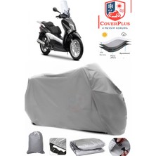 Yamaha  X-City 250 Branda Gri Motosiket Brandası Motor Örtüsü Çadır Su Geçirmez Motosiklet Kılıfı Motor Brandası,lastikli,taşıma Torbalı