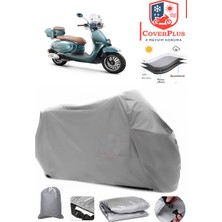 Kuba Brilliant 50 Pro Branda Gri Motosiket Brandası Motor Örtüsü Çadır Su Geçirmez Motosiklet Kılıfı Motor Brandası,lastikli,taşıma Torbalı