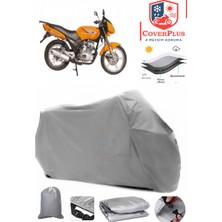 Lifan Discovery 150 Branda Gri Motosiket Brandası Motor Örtüsü Çadır Su Geçirmez Motosiklet Kılıfı Motor Brandası,lastikli,taşıma Torbalı