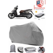 Kymco Agility City 125 Branda Gri Motosiket Brandası Motor Örtüsü Çadır Su Geçirmez Motosiklet Kılıfı Motor Brandası,lastikli,taşıma Torbalı