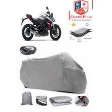 Suzuki Gsx-S 950 Branda Gri Arka Çanta Uyumlu(Topcase) Motosiket Brandası Motor Örtüsü Çadır Su Geçirmez Motosiklet Kılıfı Motor Brandası,lastikli,taşıma Torbalı
