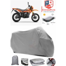 Bumoto/jinling Eagle Xr 250CC Branda Gri Motosiket Brandası Motor Örtüsü Çadır Su Geçirmez Motosiklet Kılıfı Motor Brandası,lastikli,taşıma Torbalı