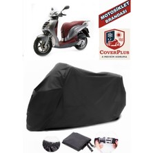 Honda Ps 150I Branda Siyah Motosiket Brandası Motor Örtüsü Çadır Su Geçirmez Motosiklet Kılıfı Motor Brandası,lastikli,taşıma Torbalı