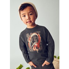 Mayoral Gri Erkek Çocuk Uzun Kollu Tişört 4080