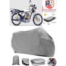 Falcon Leopar 222 Branda Gri Motosiket Brandası Motor Örtüsü Çadır Su Geçirmez Motosiklet Kılıfı Motor Brandası,lastikli,taşıma Torbalı