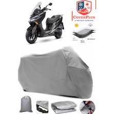Kymco Xtown 250 Ct Branda Gri Motosiket Brandası Motor Örtüsü Çadır Su Geçirmez Motosiklet Kılıfı Motor Brandası,lastikli,taşıma Torbalı