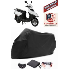 Rmg Moto Gusto Santa 125 Branda Siyah Motosiket Brandası Motor Örtüsü Çadır Su Geçirmez Motosiklet Kılıfı Motor Brandası,lastikli,taşıma Torbalı