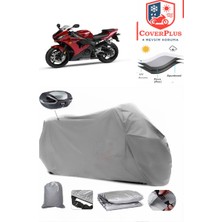 Yamaha  Yzf R6S Branda Gri Arka Çanta Uyumlu(Topcase) Motosiket Brandası Motor Örtüsü Çadır Su Geçirmez Motosiklet Kılıfı Motor Brandası,lastikli,taşıma Torbalı