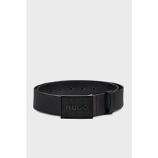 Hugo Logolu Deri Kemer Erkek Kemer 50548359 001