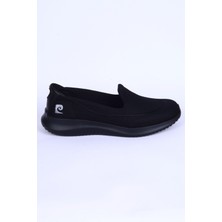 Pierre Cardin 30168 Sneaker Esnek Bağcıksız Ortopedik Taban Siyah Günlük Kadın Spor Ayakkabı