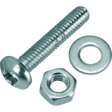 Ysb M2.5X10MM Vida , Somun ve Pul Takım x 10 Takım  (RF142)