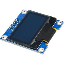 0.96" 128X64 4 Pin OLED Grafik LCD Ekran - Mavi I2C