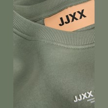 Kadin Minimal Logo Baskili Sweatshirt - Studio