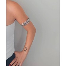 Sarmal Yaprak Model Metalik Renk Pazu Bileklik