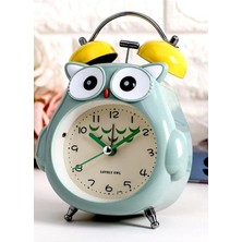 Baykuş Şeklinde Masaüstü Saat Alarmlı Işıklı Baykuş Saat