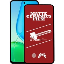 Caseart Vivo Y29 ile Uyumlu Tam Kaplayan Mat Seramik Nano Esnek Ekran Koruyucu Cam