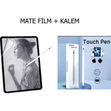 iPad Air 2 9.7 Uyumlu Kalem ve Mat Ekran Koruyucu Dokunmatik Kalem