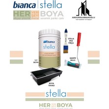 Bianca Stella Su Bazlı Saf Akrilik Boya ( 4 Parça Set )