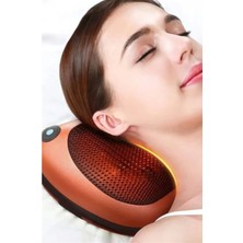 Kelebek Şekilli Boyun Masaj Aleti Çift Yönlü Dönen Başlıklar