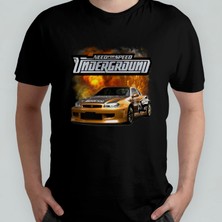Pixxa Need For Speed Underground Unisex %100 Pamuklu Bisiklet Yaka T-Shirt Model 1
