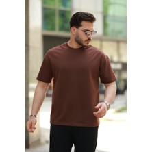 Demir Grup Erkek Kısa Kollu Basic Oversize Tshirt