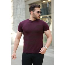 Erkek Bisiklet Yaka Kısa Kollu Tişört