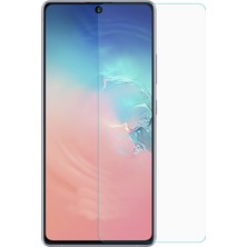 Samsung Galaxy S10 Lite Uyumlu Şeffaf Temperli Cam Ekran Koruyucu