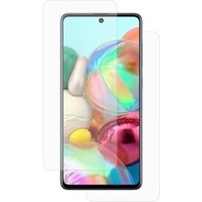 Samsung Galaxy A71 Uyumlu Şeffaf Ön ve Arka Koruma 360 Full Kaplama Ekran Koruyucu